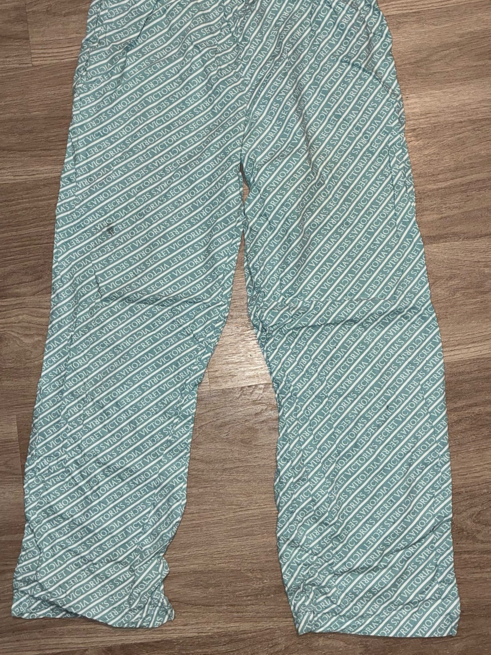 Victoria’s Secret Teal Logo Pajama Pants Medium